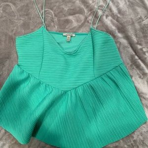 Neon green top